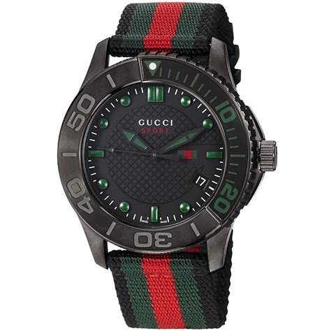 gucci dive watch black|Gucci dive men's watch.